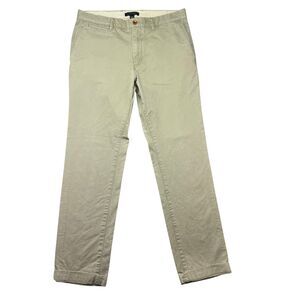 Banana Republic Pants Men's 33X34 Tan Beige Vintage Straight Khaki Preppy Casual